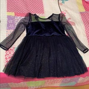Girls royal blue formal dress
